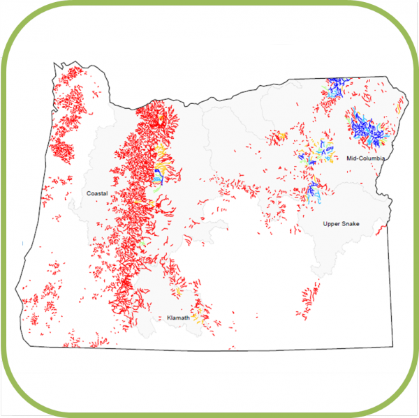 Vulnerability, Map of Oregon